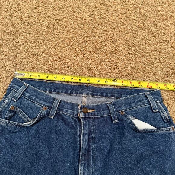 Y2K Dickies Carpenter Utility Pocket Workwear Blue Denim Jeans Sz.36x30 - Picture 6 of 6